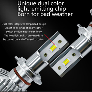 Productor de fábrica H4 H7 LED Bombilla de Faro de coche 60W Canbus 12000LM CSP 3570 H1 H3 H11 9005 9006 Bombilla automática sin ventilador faro LED - Product Image 4