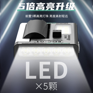 Multifunctional <b>Work</b> <b>Light</b> 5LED COB Side Magnetic Charging 21700 Outdoor Digital <b>LED</b> Flashlight IP65 Dimmable - Product Image 5