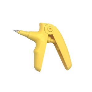 Pistolet de ligature dentaire jetable, outil orthodontique de placement, fonctionnement manuel, couleur jaune, pour ajustement des appareils dentaires - Product Image 1