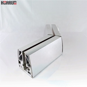 Chất Lượng Tốt Bên Trong Nhôm <span class=keywords><strong>U</strong></span> Hình Dạng Kênh Lan Can Spigot Kính Cường Lực - Product Image 2