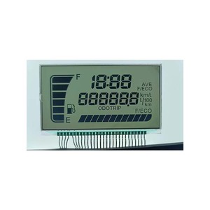 Tùy chỉnh I2C va xe máy Scooter LCD Đồng hồ tốc độ hiển thị 2 2.5 3 inch đơn sắc phân khúc LCD module - Product Image 1