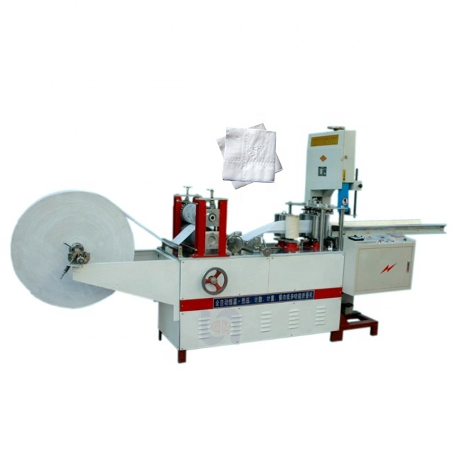 The Napkin And Serviette Producing Tissue Compressed Towel Machine