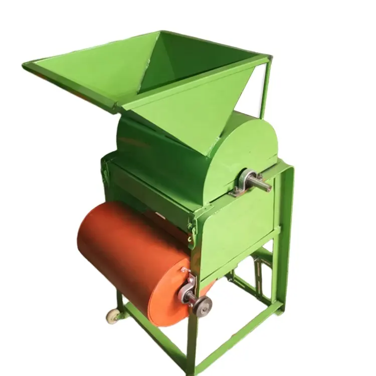 Máquina de procesamiento de cacahuetes, trituradora de cacahuetes, motor diésel o gasolina, para uso doméstico, barato
