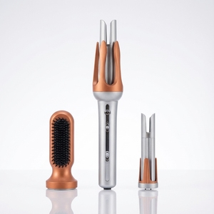 Rizador de Pelo Automático con Calentamiento Cerámico, Rizador <span class=keywords><strong>El</strong></span>éctrico con Calentador PTC, Material Plástico LED, Certificado ROHS, Juego de Rizador - Product Image 1
