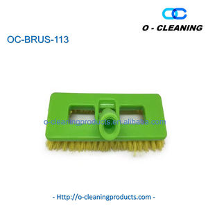 Brosse à récurer pivotante en plastique pour la maison O-Cleaning, brosse de nettoyage de carreaux/coulis à poils durs, épurateur rotatif pour coulis/douche/sol/baignoire - Product Image 4