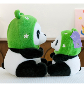 Cute Cartoon Panda Frog Doll Toys Plush Doll Cute Flower Toy Children's Birthday Gift Event Gift <b>Stuffed</b> Toy <b>Claw</b> <b>Machine</b> - Product Image 2