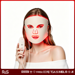 Profesional 4 colores infrarrojo rojo azul Nir luz Led cara silicona <span class=keywords><strong>4D</strong></span> máscara de terapia de luz láser - Product Image 1