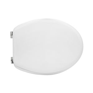 Asiento de inodoro para Dolomite Perla Vase Form 1, blanco, con bisagras pasantes, 42 cm de longitud - Product Image 1