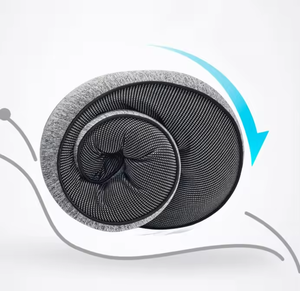 หมอนเมมโมรี่โฟมรูปตัวยูแบบพกพาปรับได้เหมาะสำหรับคนหนุ่มสาว - Product Image 4