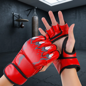 Guantes de Boxeo Personalizados GT-BQT de 12oz, de Cuero PU Impreso, Impermeables, Transpirables y Antideslizantes, con Cierre, para Kick Boxing y MMA - Product Image 3