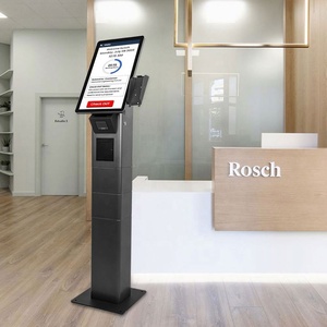Custom 1920x1080 4K Touch Screen NFC RFID Card Reader POS Stand Self-Service Bank Kiosk <b>with</b> SDK Function - Product Image 1