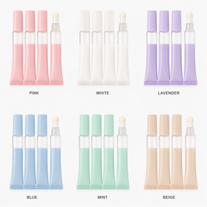 Tubo de Brillo Labial Rosa de 5ml, Envase Vacío con Aplicador Grande y Esponjoso, para Niños, Adolescentes, Marca Indie, Fabricante con Logotipo Personalizado - Product Image 4