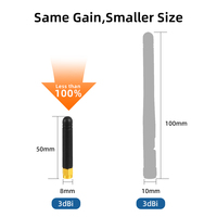Antena 2.4G Inalámbrica para Router Asus, Tarjeta de Red WIFI Omnidireccional de Alta Ganancia 5DBI FS-R17 Negra