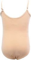Leotard Balet Kamisol untuk Anak Perempuan Katun Lembut Spandex dengan Tali yang Dapat Disesuaikan Pinggang Elastis Lapisan Depan Penuh Tanpa Lengan untuk Latihan