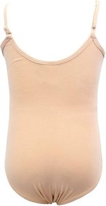 Maillot de Ballet Tipo Camisola para Niñas – Maillot de Danza de Algodón Suave con Tirantes Ajustables y Forro Completo en la Parte Delantera - Product Image 6
