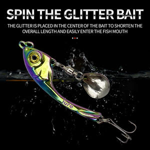 5 Stück Spinner Blinker Angelköder Rotierende Metall VIB Köder Vibration Wobbler Sinkend Pailletten Pesca - Product Image 2