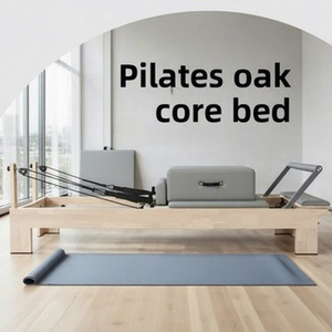 Lit de Pilates Commercial Professionnel Durable et Écologique en Bois d'Érable, Logo Personnalisable, Lit de Santé Réglable Adapté - Product Image 4
