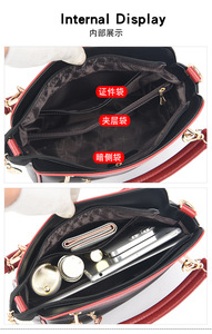 Bolsos de Mano de PU para Mujer, al por Mayor, Nueva Moda, Bolsos de Hombro Cruzados de Lujo - Product Image 6