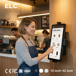 Kiosco de Autoservicio de Pared para Cafetería, Menú Digital con Pantalla Táctil Capacitiva y NFC - Product Image 1