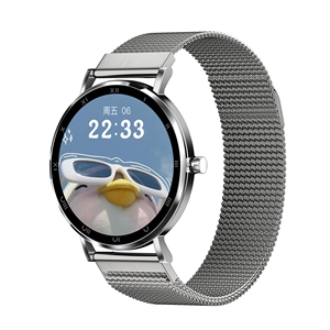 <span class=keywords><strong>Montre</strong></span> connectée LE08 pour femme avec batterie 230 mAh, prise en charge du rythme cardiaque et de l'oxygène sanguin, écran AMOLED, étanche, <span class=keywords><strong>montre</strong></span> tendance pour femme - Product Image 1