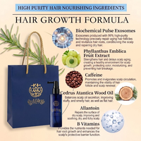 Tónico Capilar con Exosomas, Extracto Natural Bioactivo y Biodegradable para Rejuvenecimiento del Cuero Cabelludo, Crecimiento del Cabello, Cabello Debilitado y Adelgazado, Sin Silicona