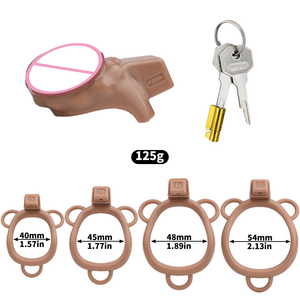 Jaula <span class=keywords><strong>de</strong></span> castidad <span class=keywords><strong>de</strong></span> nuevo estilo para hombres, pene <span class=keywords><strong>de</strong></span> bloqueo fetiche con cuatro <span class=keywords><strong>tipos</strong></span> <span class=keywords><strong>de</strong></span> juguetes <span class=keywords><strong>sexuales</strong></span> Bdsm, juego Sexual <span class=keywords><strong>de</strong></span> Bondage Masculino - Product Image 6