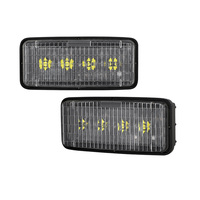 Projecteur de travail LED à faisceau large 30W avec homologation EMC ECE et 3 supports, lampe de travail LED rectangulaire