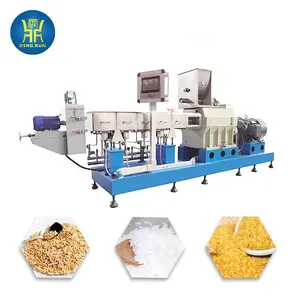 suppliers stainless steel fortified nutritional konjac rice making extruder automatic instant rice machine