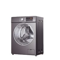 Nouvelle machine à laver à tambour entièrement automatique à inverter intégré, 8 kg, avec écran couleur intelligent, haute efficacité pour la maison et l'hôtel