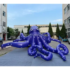 Factory Hot Selling Inflatable Octopus with Long Tentacles for Building Art Show Advertising