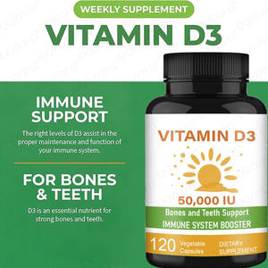 VITAMINA D3 + K2 Cápsula Macia Vitamina Dentes Imunoósseos Saúde Antioxidante Imunológico Impulsionador do Sistema Imunológico - Product Image 4