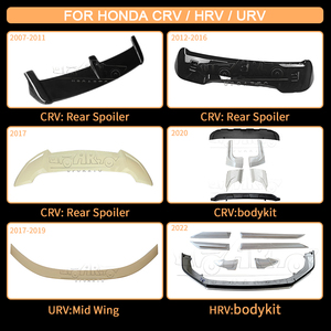 Haosheng — aileron de toit arrière en Fiber de carbone ABS, becquet flambant neuf pour Honda CRV CR V Gen 3 2007 2008 2009 2010 2011, accessoires de voiture - Product Image 3