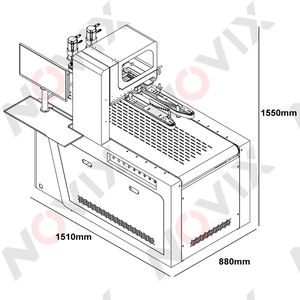 Imprimante jet d'encre haute vitesse NOVIX <span class=keywords><strong>HP</strong></span> pour la coloration des bords de livres et l'<span class=keywords><strong>impression</strong></span> de cartons - Product Image 2