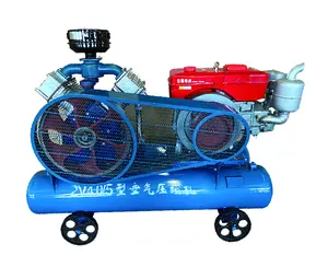 Compressore d'aria portatile a pistone con motore Diesel 2V-4.0/5 5 Bar 4 capacità con serbatoio dell'aria