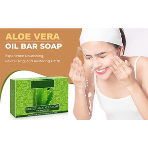 Nhãn Hiệu Riêng Aloe Vera Xà Phòng Tumeric + Kojic Làm Sáng Khuôn Mặt Xà Phòng Hữu Cơ Làm Trắng Thanh Vitamin C Aloe Vera Xà Phòng - Product Image 4