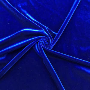 Роскошный Блестящий креп на заказ мягкий эластичный велюровый флисовый материал полиэфирный материал матовый Блестящий бархатный материал для одежды - Product Image 5