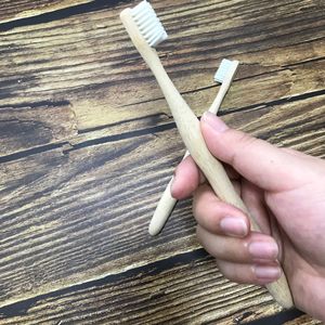 Brosse à dents en bambou en forme de gourde, biodégradable, pour adultes et enfants, usage domestique - Product Image 2