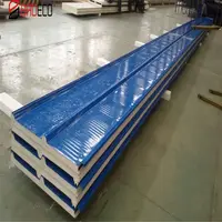 금속 루핑 패널 50/60/75/100/150mm PU 지붕 샌드위치 패널