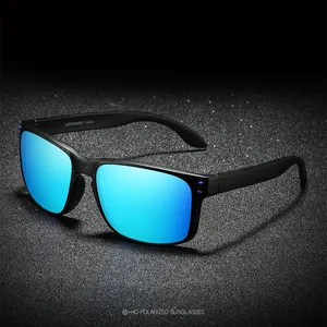 Moda Uv400 Protección Gafas de Sol de conducción 2023 Tr90 Marco cuadrado Gafas para correr Gafas de sol deportivas polarizadas