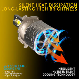 หลอดไฟหน้า LED พลังสูง360องศา H4/H7 <span class=keywords><strong>240</strong></span>วัตต์สำหรับรถยนต์ H1/H11/9003/9007สำหรับรถรุ่นต่างๆ - Product Image 6