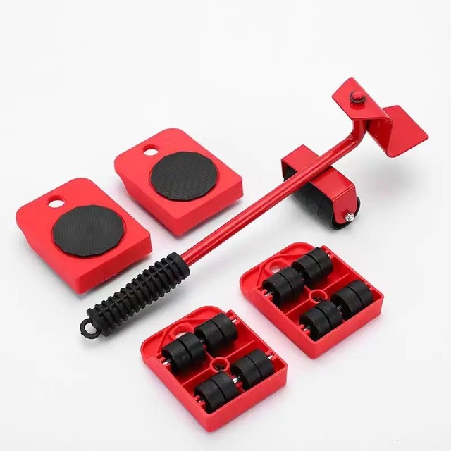 Moving Tool Furniture Lifter Labour Save Heavy Furniture Appliance Mover Slider Rotation Wheel Rollers Pads150kg Capacity