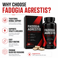 Complément Premium Fadogia Agrestis pour Hommes 1200mg Extrait Pur de Tige Capsules Énergie Vitalité Qualité Export en Vrac
