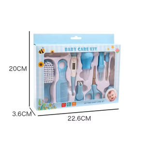 Precio de fábrica, cortaúñas para niños, cuchara cuentagotas, tijeras, peines, Kit de cuidado de uñas para bebés, juego de regalo - Product Image 5