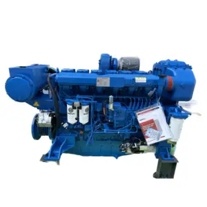 Genuine Weichai 6 cilindro 4 cursos com turbocompressor 176kw 240hp 1800rpm motor diesel WD10C240-18 para marinha