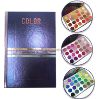 Date 72 Couleurs Maquillage Fard À Paupières Palette Livre Logo Personnalisé Paillettes Mat Ombre À Paupières Palette De Mode