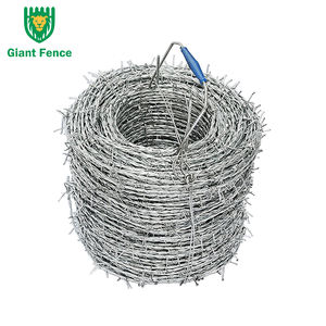 Harga Pabrik 14 Meter Kawat Barb Hot Dipped Galvanis Gulungan Kawat Berduri untuk Pagar Pertanian - Product Image 1