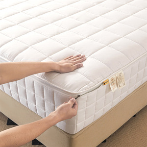 Kapitone Yatak Örtüsü Fermuarlı Kalınlaştırılmış Yatak Koruyucu Kılıf - Product Image 4