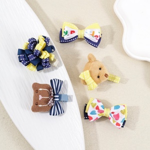 Accessoires pour cheveux à nœuds mignons pour enfants, serre-têtes et pinces de princesse de haute qualité pour filles, pour fêtes et cadeaux - Product Image 4