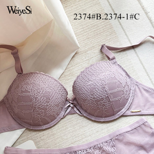 <span class=keywords><strong>Reggiseno</strong></span> Intimo da Donna Sexy in Pizzo Rosa, Morbido, Traspirante, con Effetto Push-Up Naturale, per Uso Quotidiano, in Vendita Online - Product Image 6