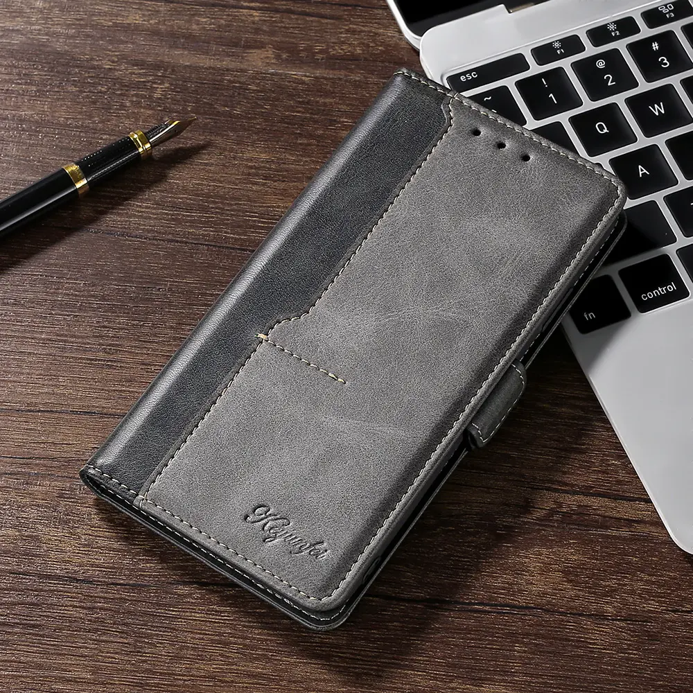 Tas dompet ponsel PU Flip mode 2023 casing warna-warni keren tas harga diskon pasokan pabrik untuk Vivo